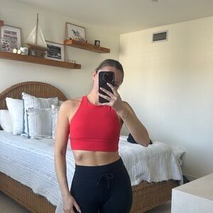Red Lululemon Tank Top